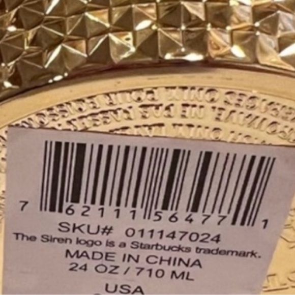 Las Vegas Golden Venti coffee cup You can only get this in Vegas baby! Lucky cup - Picture 16 of 16